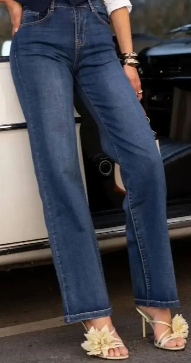 Jean Droit Denim Intense