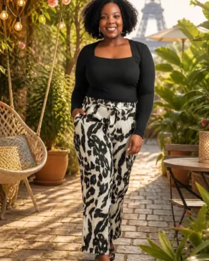 Pantalon Palazzo Zèbre Chic