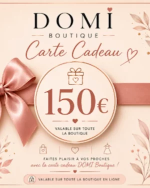 Carte Cadeau DOMI Boutique – 150 €