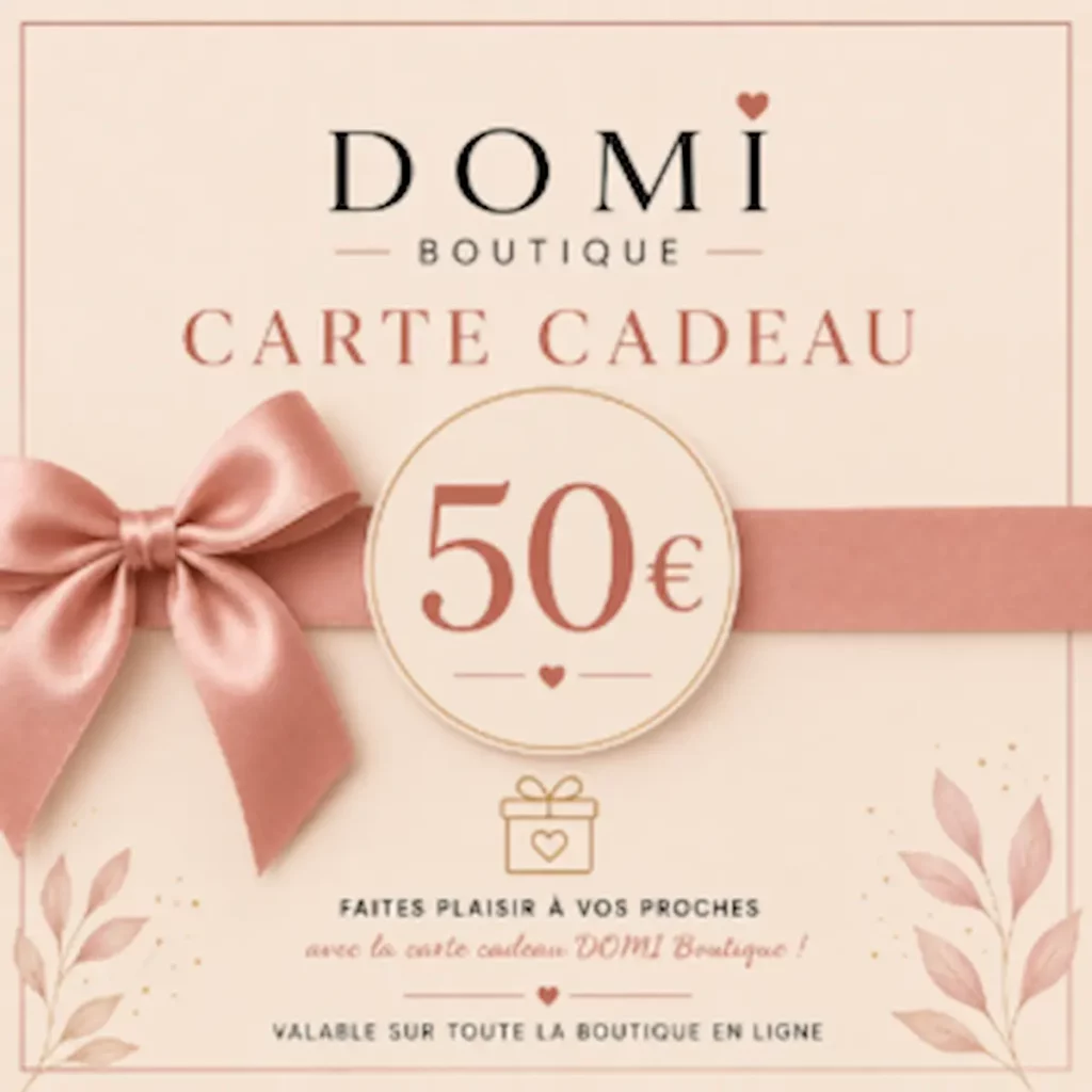 Carte Cadeau DOMI Boutique – 50 €