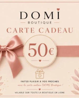 Carte Cadeau DOMI Boutique – 50 €