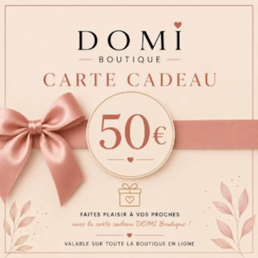 Carte Cadeau DOMI Boutique – 50 €